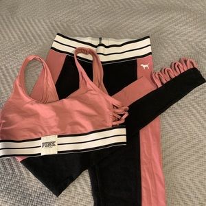 Victoria’s Secret PINK Legging & Sport Bra Set